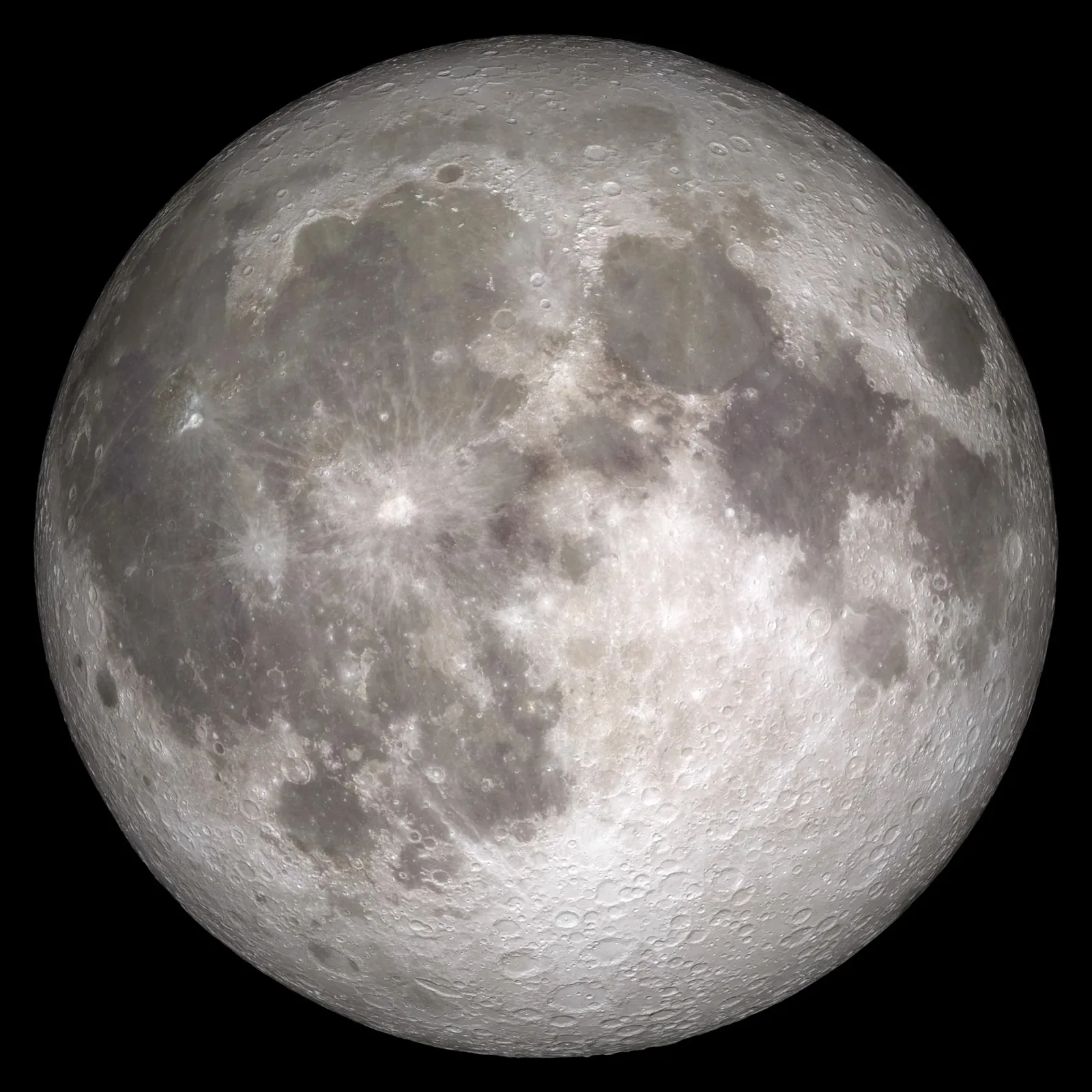 Der Mond, wie er heute am Himmel steht.